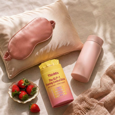 ThinMix 60-Day Reset Kit — tub, eye mask, satin pillow, bottle